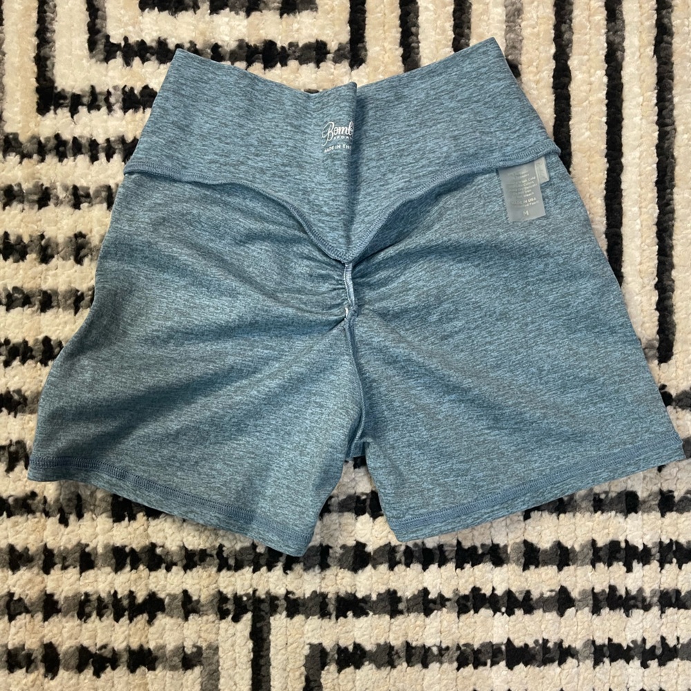 Bombshell Sportswear Blue Athletic Shorts - Picture 6 of 8